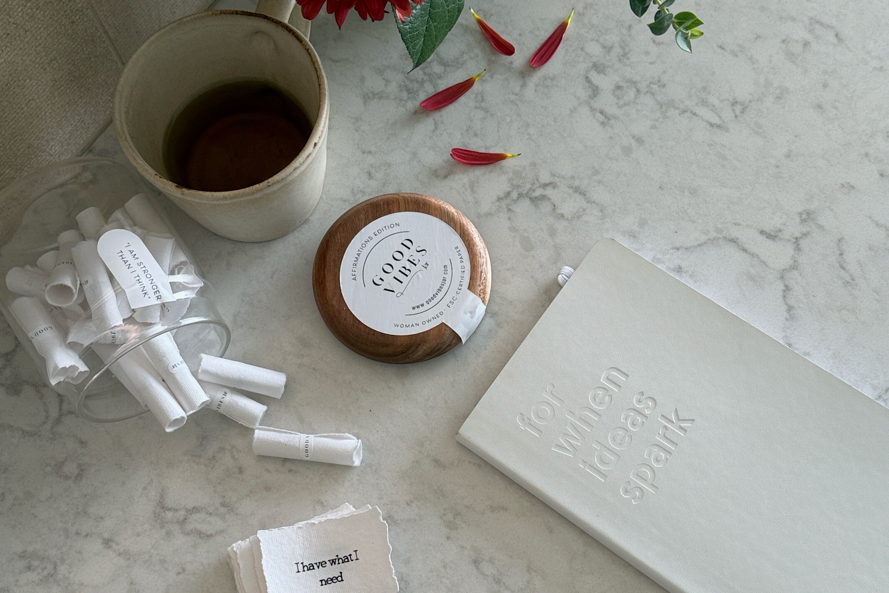 Hand rolled affirmations 